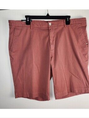 Hugo Boss Men's Shorts Size 40  (EU 56)  Slice Slim Fit Casual Dark Red  NWT 09